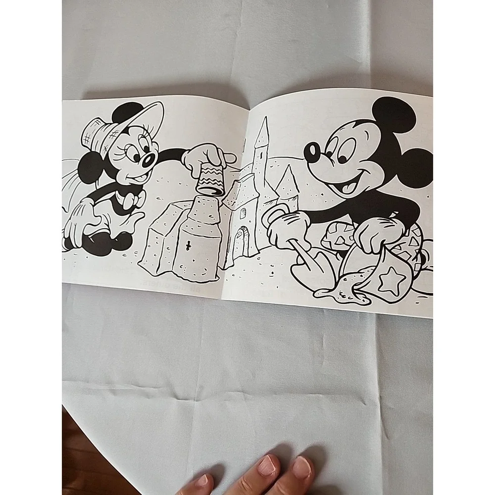 Vintage Disney Mickey's Busy Book 1986 Rare Fan Gift‎ New